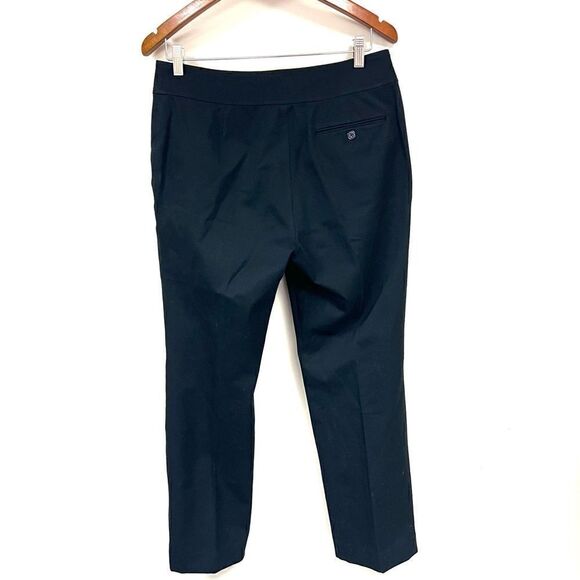 Ralph Lauren black pants with gold side buckle Sz 8 - Picture 4 of 6